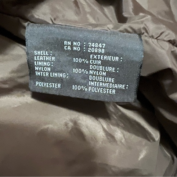 SOLD ! VTG ANDREW MARC Genuine Leather Rabbit Fur Thermolite Jacket - Picture 13 of 16